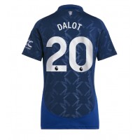 Manchester United Diogo Dalot #20 Bortatröja Dam 2024-25 Kortärmad